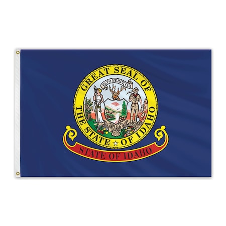 Global Flags Unlimited Idaho Outdoor Nylon Flag 12"x18" 200209